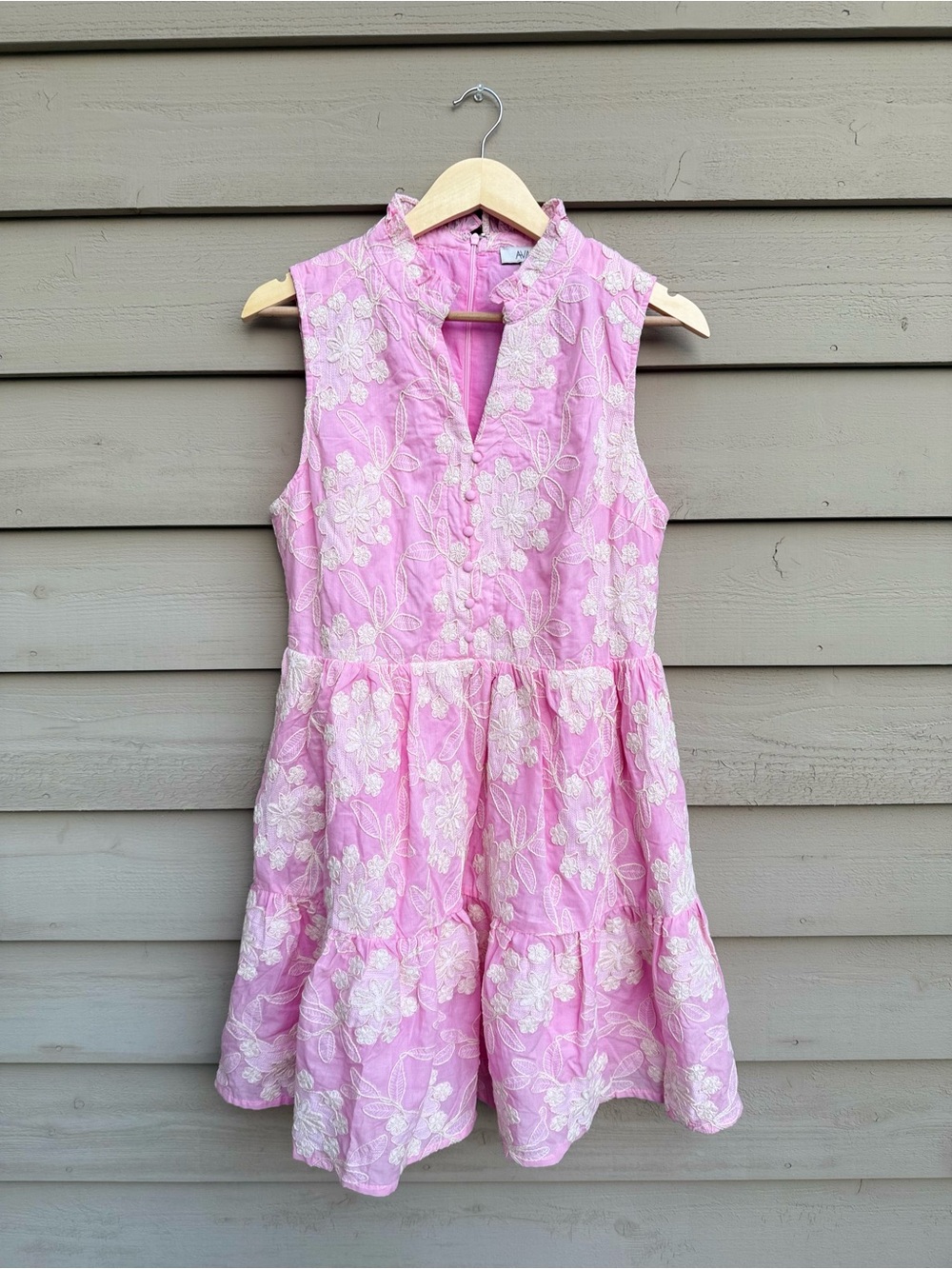 Avara Maddie Pink Lace Short Dress M NWT - Picture 4 of 14